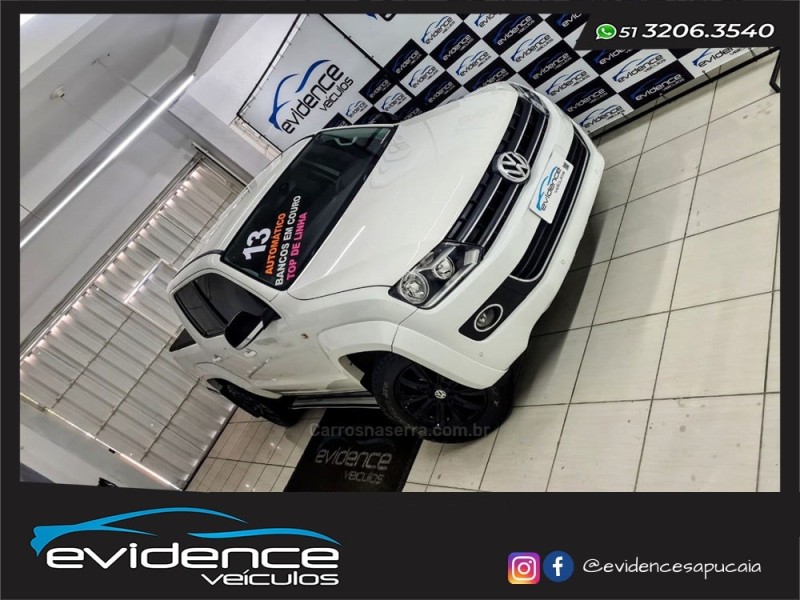 AMAROK 2.0 HIGHLINE 4X4 CD 16V TURBO INTERCOOLER DIESEL 4P AUTOMÁTICO - 2013 - SAPUCAIA DO SUL