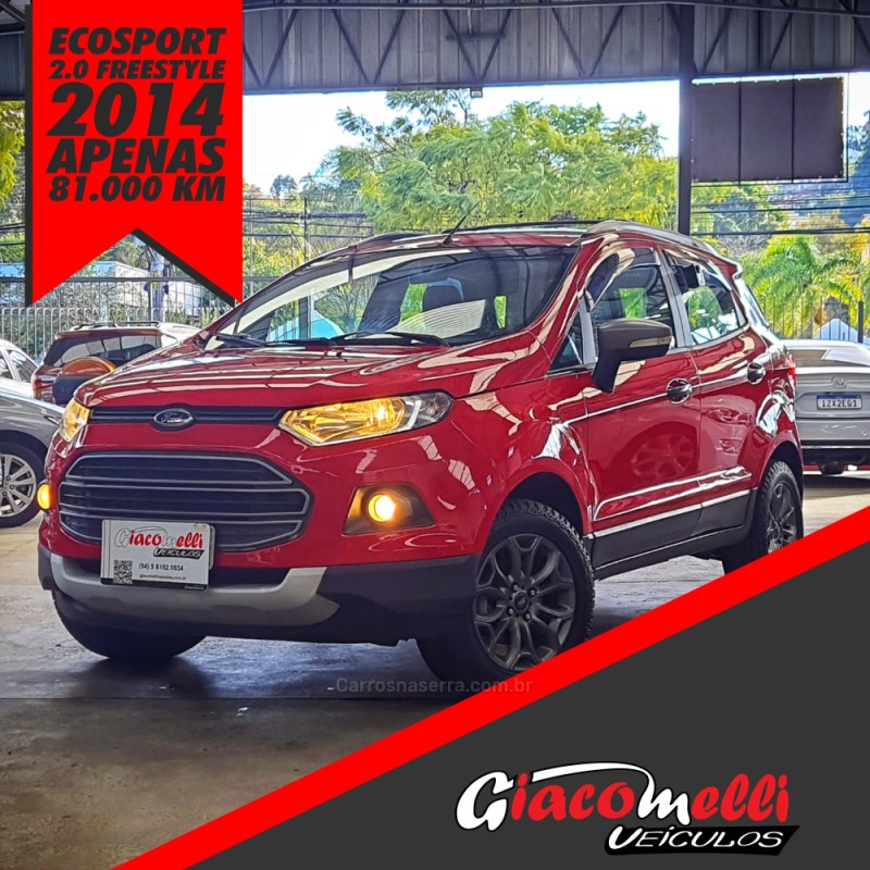 ecosport 2.0 freestyle 16v flex 4p manual 2014 caxias do sul