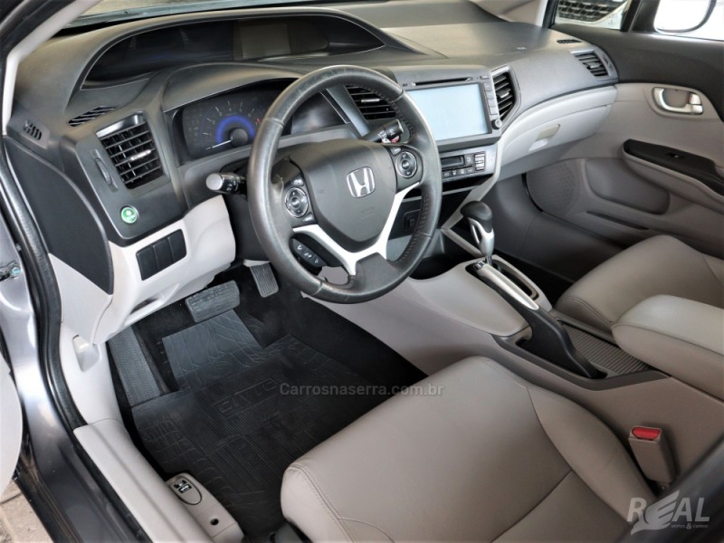 CIVIC 2.0 LXR 16V FLEX 4P AUTOMÁTICO - 2015 - SAPIRANGA