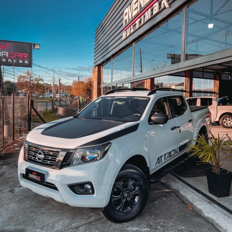 frontier 2.3 attack 4x4 cd bi turbo diesel 4p automatico 2020 canela