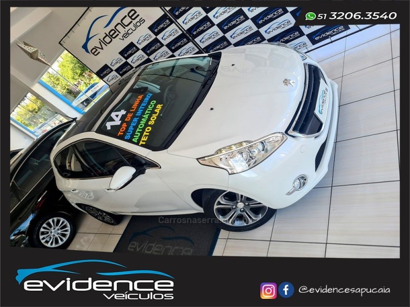 208 1.6 GRIFFE 16V FLEX 4P AUTOMÁTICO - 2014 - SAPUCAIA DO SUL