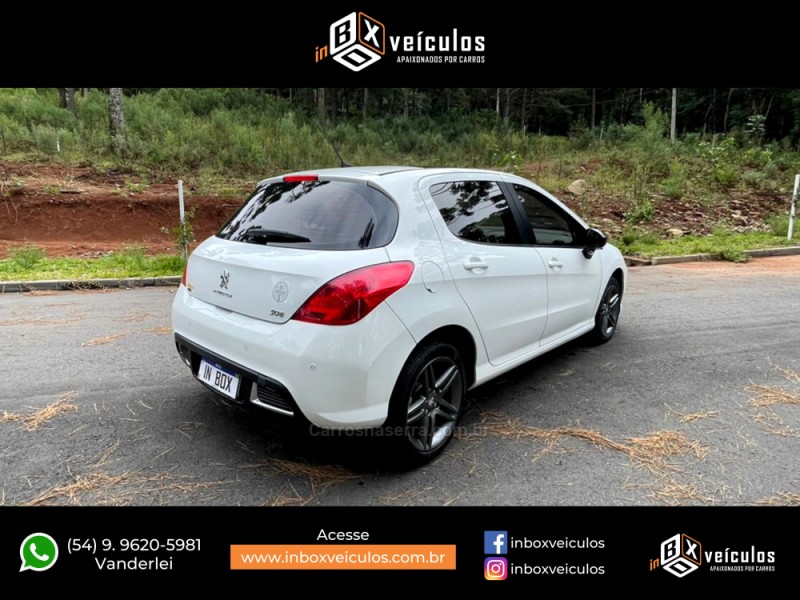 308 1.6 GRIFFE THP 16V GASOLINA 4P AUTOMÁTICO - 2014 - GRAMADO