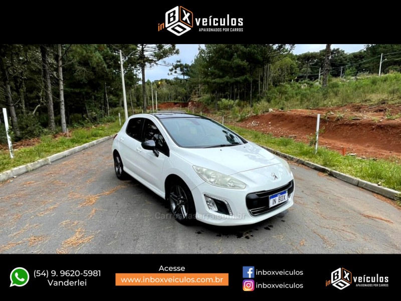308 1.6 GRIFFE THP 16V GASOLINA 4P AUTOMÁTICO - 2014 - GRAMADO