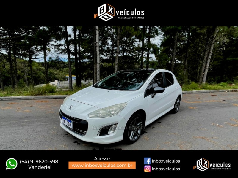 308 1.6 griffe thp 16v gasolina 4p automatico 2014 gramado