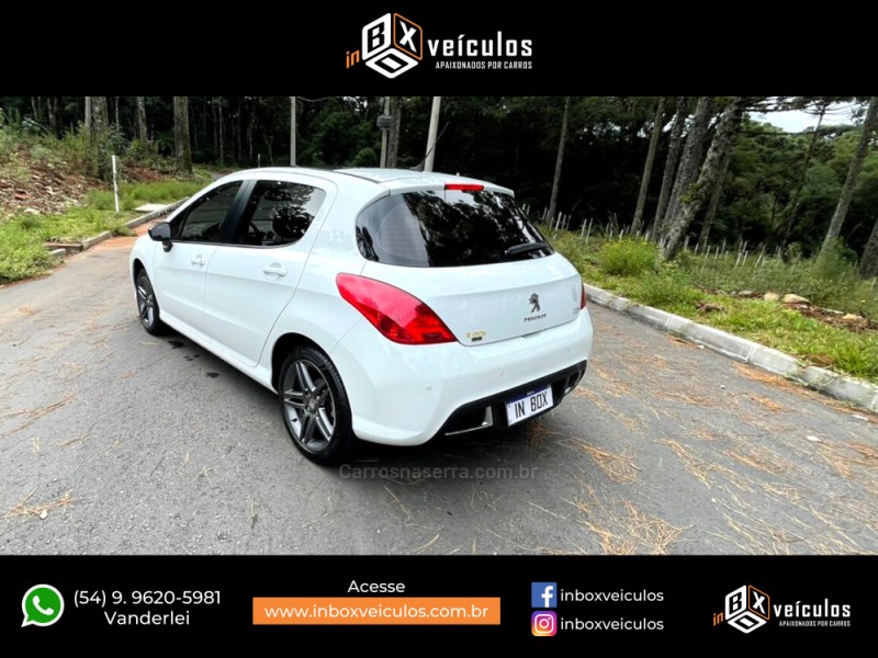 308 1.6 GRIFFE THP 16V GASOLINA 4P AUTOMÁTICO - 2014 - GRAMADO