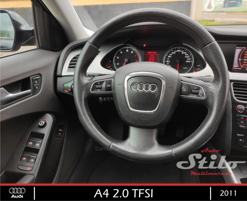 A4 2.0 TFSI 16V 183CV GASOLINA 4P MULTITRONIC - 2011 - BENTO GONçALVES
