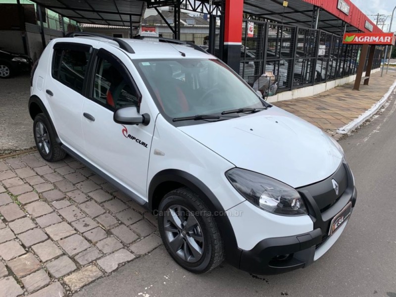 SANDERO 1.6 STEPWAY RIP CURL 8V FLEX 4P MANUAL - 2012 - CAXIAS DO SUL
