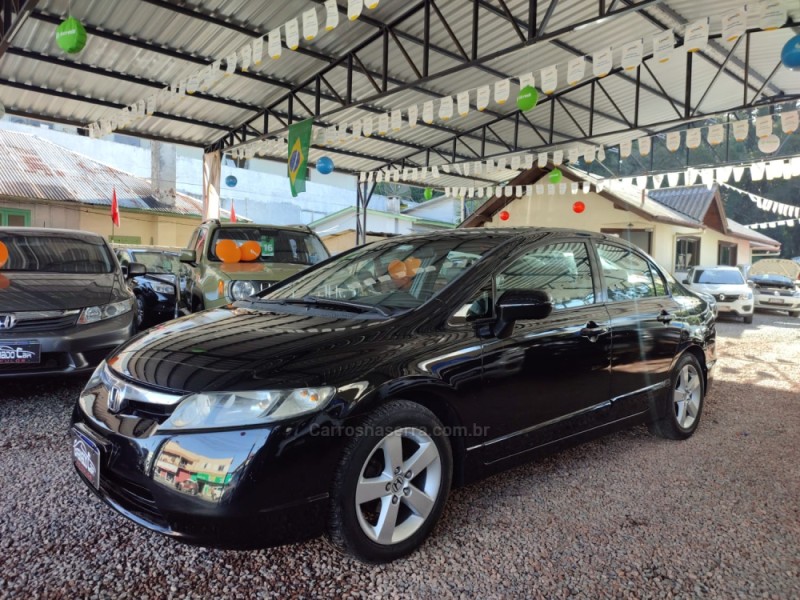 civic 1.8 lxs 16v flex 4p automatico 2008 canela