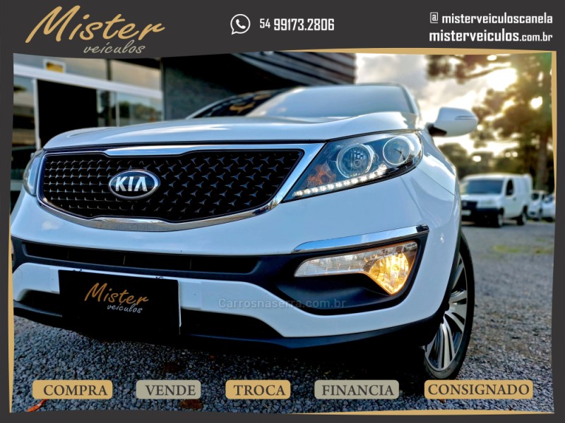 SPORTAGE 2.0 EX 4X2 16V FLEX 4P AUTOMÁTICO - 2016 - CANELA