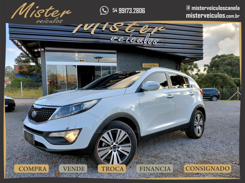 sportage 2.0 ex 4x2 16v flex 4p automatico 2016 canela