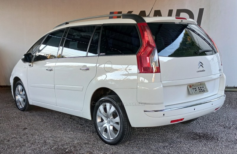 GRAND C4 2.0 I PICASSO EXCLUSIVE 16V GASOLINA 4P AUTOMÁTICO - 2013 - CAXIAS DO SUL