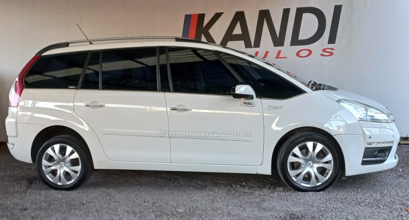 GRAND C4 2.0 I PICASSO EXCLUSIVE 16V GASOLINA 4P AUTOMÁTICO - 2013 - CAXIAS DO SUL