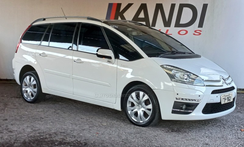 grand c4 2.0 i picasso exclusive 16v gasolina 4p automatico 2013 caxias do sul