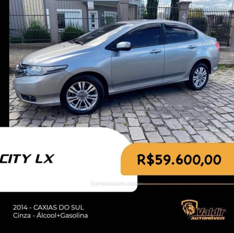 CITY 1.5 LX 16V FLEX 4P AUTOMÁTICO - 2014 - CAXIAS DO SUL
