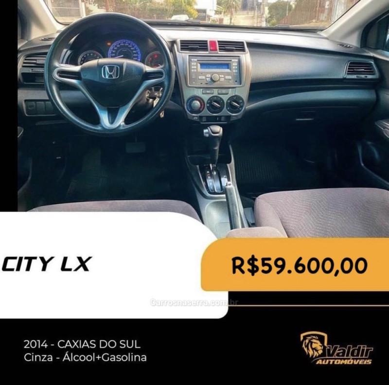CITY 1.5 LX 16V FLEX 4P AUTOMÁTICO - 2014 - CAXIAS DO SUL