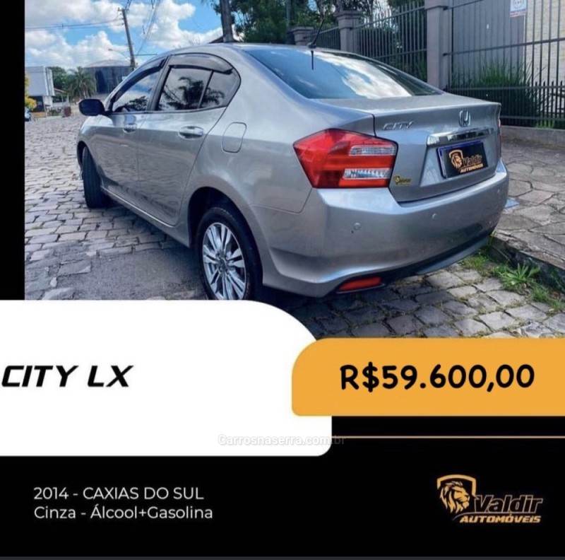 CITY 1.5 LX 16V FLEX 4P AUTOMÁTICO - 2014 - CAXIAS DO SUL