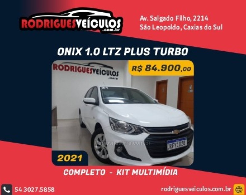 ONIX ONIX LTZ PLUS 12V TURBO MANUAL - 2021 - CAXIAS DO SUL