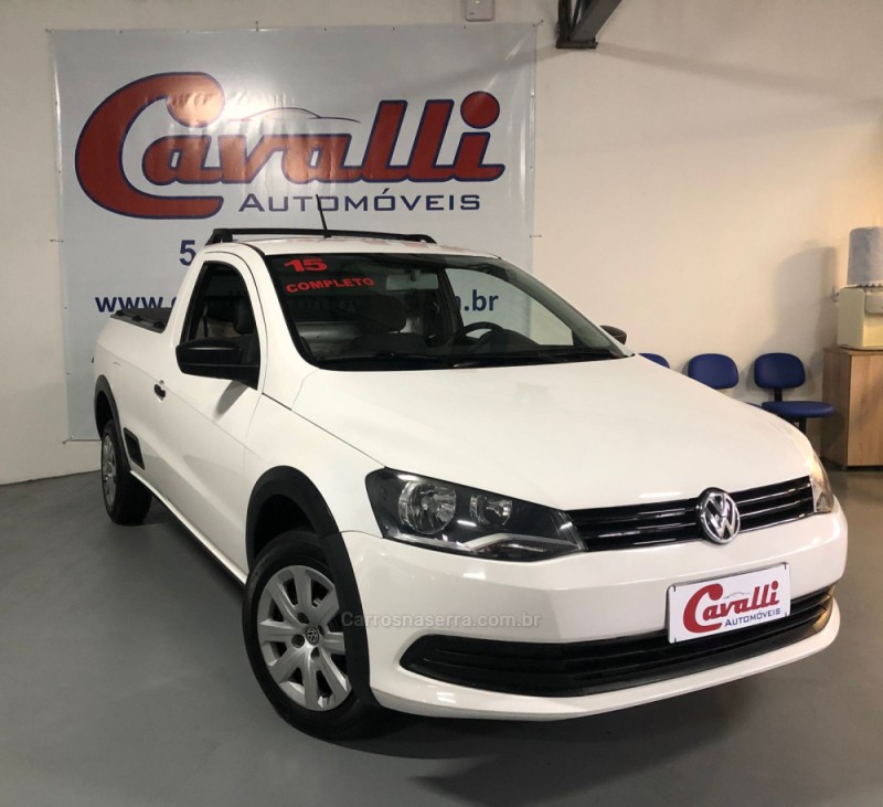 SAVEIRO 1.6 MI TRENDLINE CS 8V FLEX 2P MANUAL - 2015 - CAXIAS DO SUL