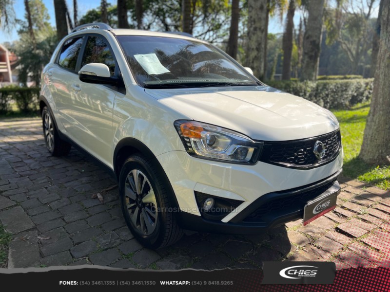 korando 2.0 gl 4x4 16v turbo diesel 4p automatico 2015 carlos barbosa