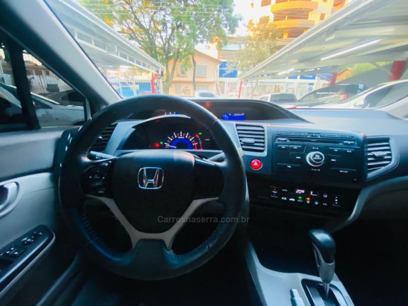 CIVIC 1.8 LXS 16V GASOLINA 4P AUTOMÁTICO - 2015 - CAXIAS DO SUL