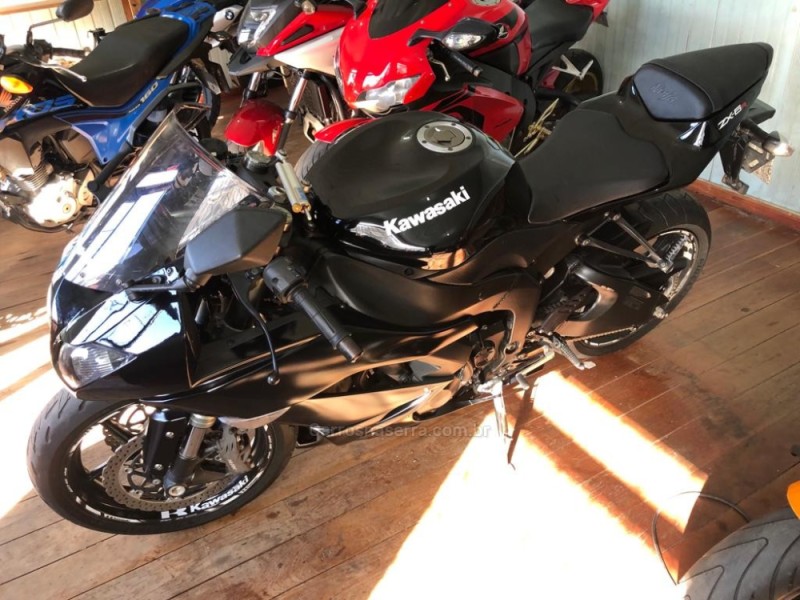 ninja zx 6r 600cc  2011 canela