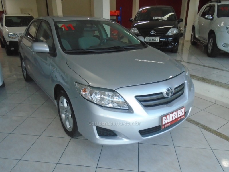 corolla 1.8 gli 16v flex 4p automatico 2011 nova prata