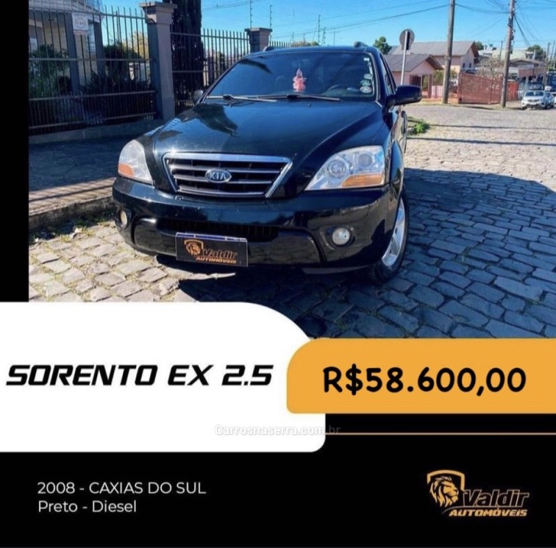 SORENTO 2.5 EX 4X4 16V TURBO INTERCOOLER DIESEL 4P AUTOMÁTICO