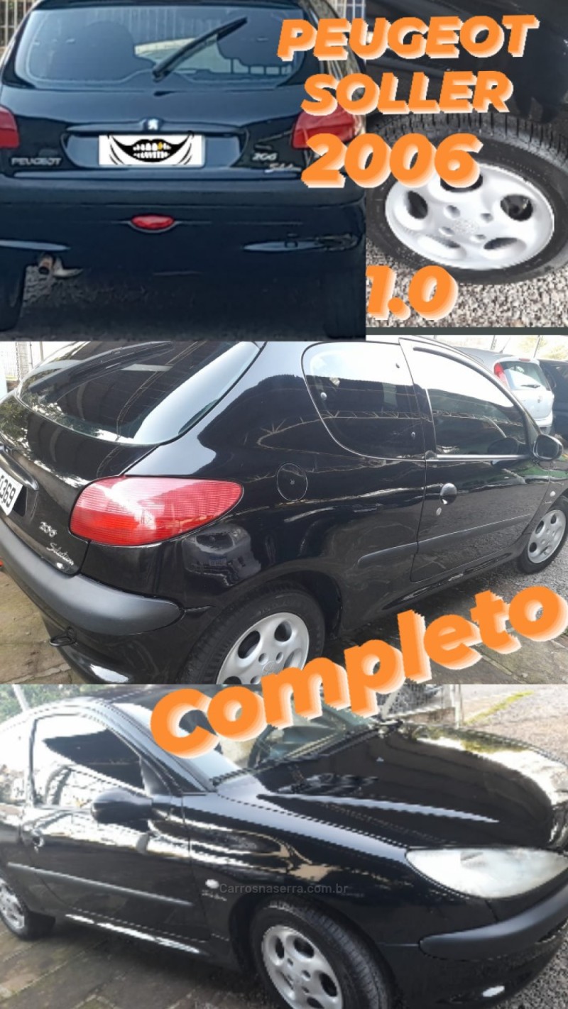 206 1.0 soleil 16v gasolina 2p manual 2004 novo hamburgo