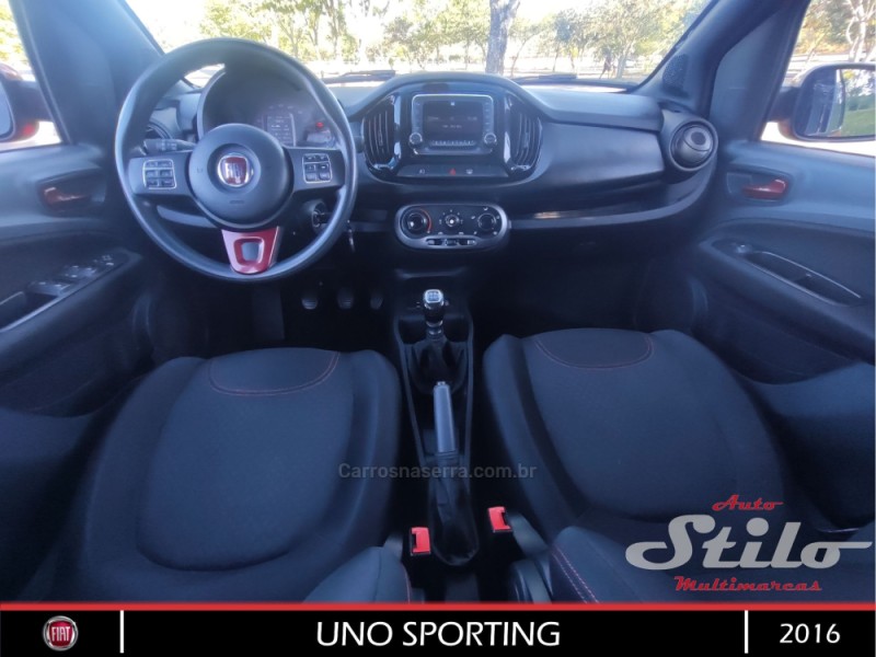 UNO 1.4 EVO SPORTING 8V FLEX 4P MANUAL - 2016 - BENTO GONçALVES