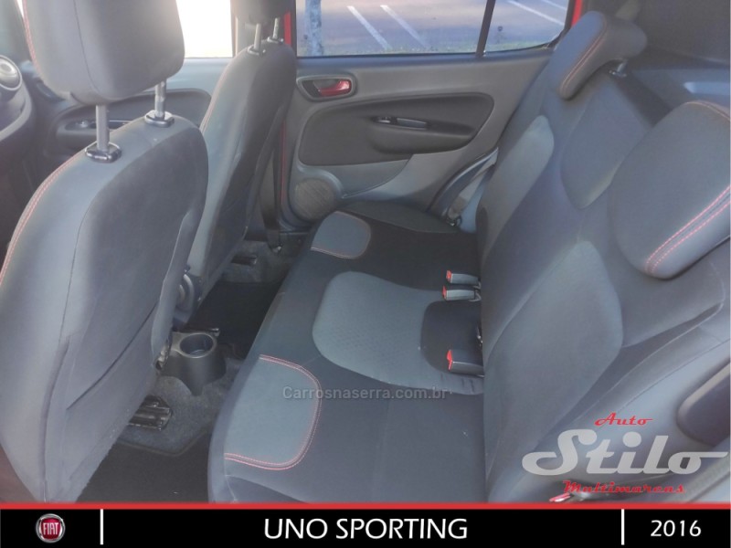 UNO 1.4 EVO SPORTING 8V FLEX 4P MANUAL - 2016 - BENTO GONçALVES
