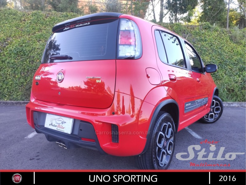 UNO 1.4 EVO SPORTING 8V FLEX 4P MANUAL - 2016 - BENTO GONçALVES