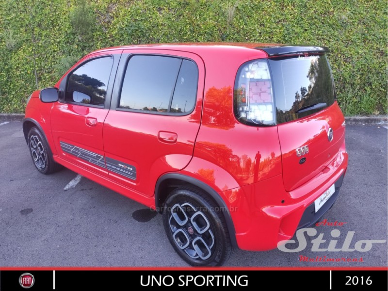 UNO 1.4 EVO SPORTING 8V FLEX 4P MANUAL - 2016 - BENTO GONçALVES