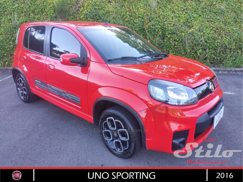 UNO 1.4 EVO SPORTING 8V FLEX 4P MANUAL - 2016 - BENTO GONçALVES