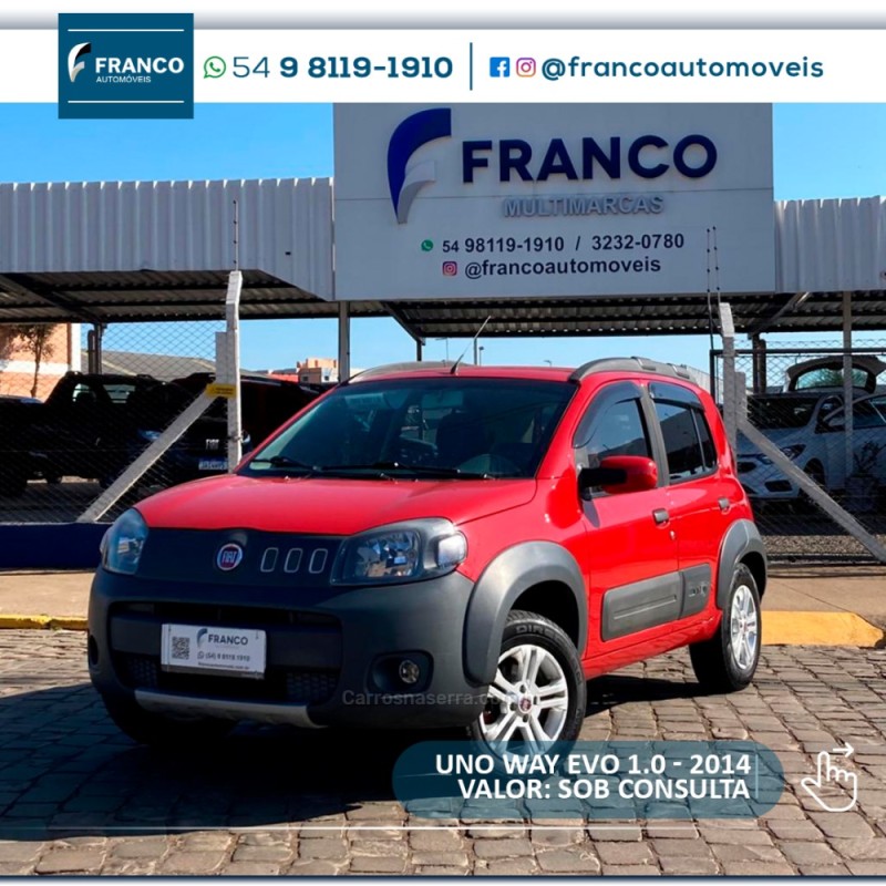 UNO 1.0 EVO WAY 8V FLEX 4P MANUAL