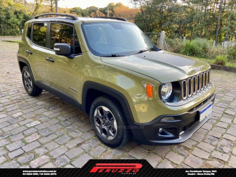 RENEGADE 1.8 16V FLEX SPORT 4P MANUAL - 2016 - NOVA PRATA