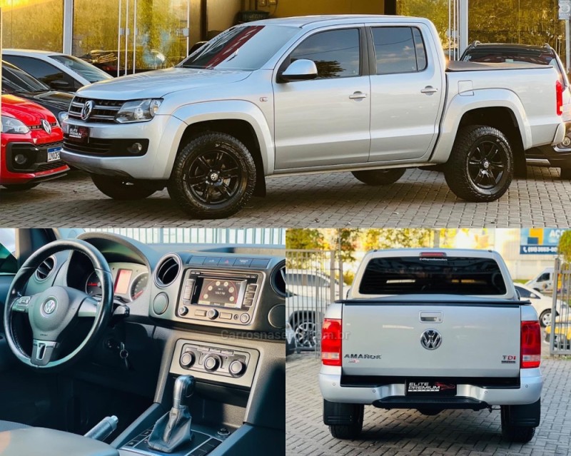 AMAROK 2.0 TRENDLINE 4X4 CD 16V TURBO INTERCOOLER DIESEL 4P AUTOMÁTICO