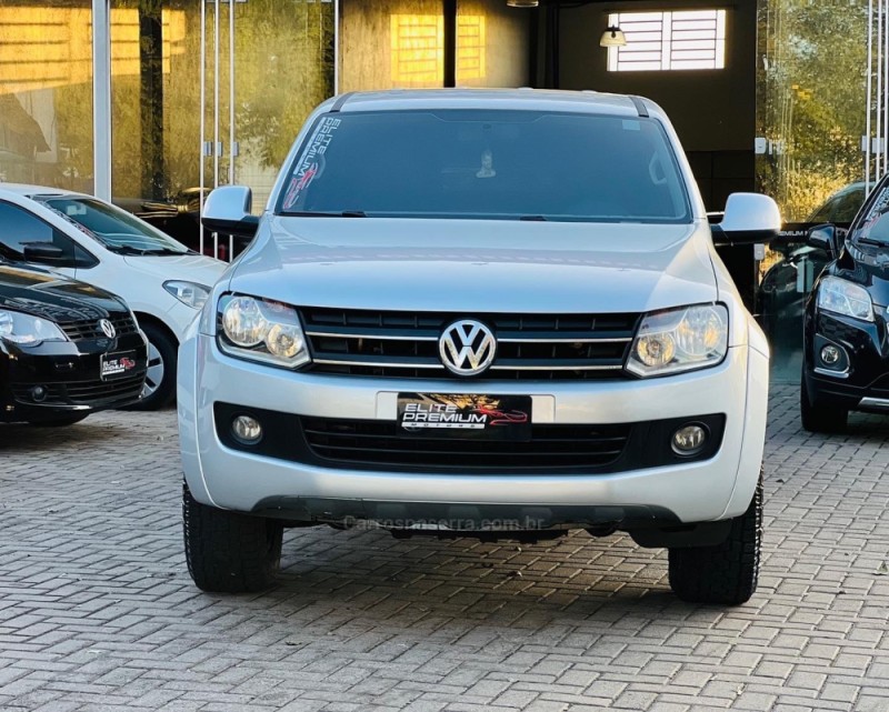 AMAROK 2.0 TRENDLINE 4X4 CD 16V TURBO INTERCOOLER DIESEL 4P AUTOMÁTICO - 2013 - ESTâNCIA VELHA
