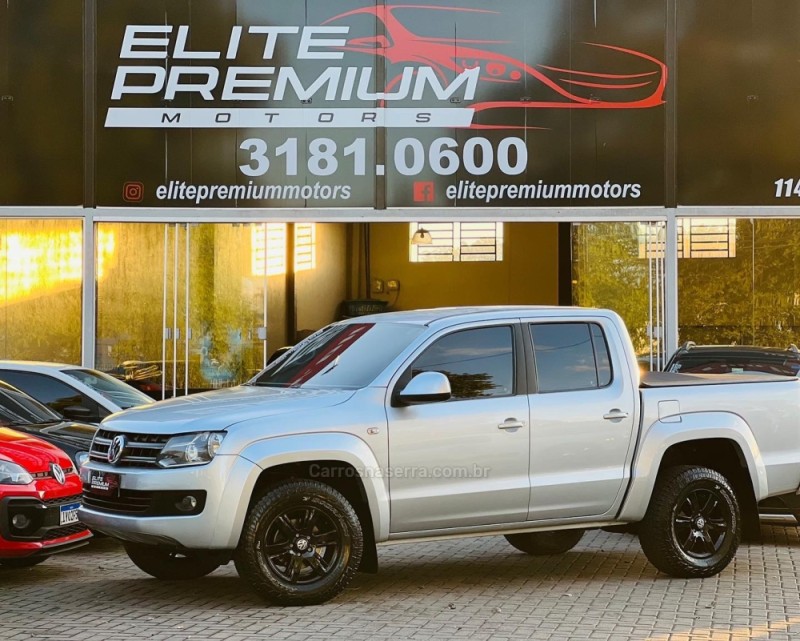 AMAROK 2.0 TRENDLINE 4X4 CD 16V TURBO INTERCOOLER DIESEL 4P AUTOMÁTICO - 2013 - ESTâNCIA VELHA