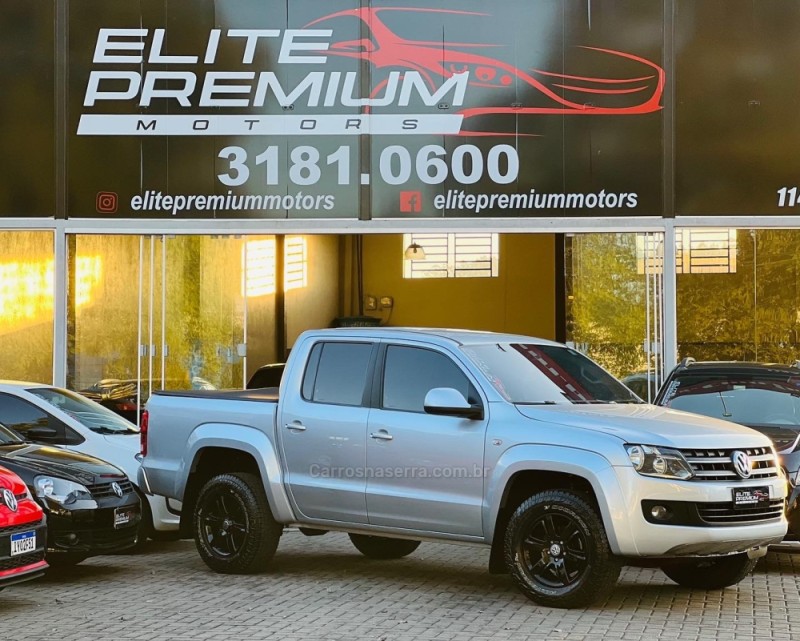 AMAROK 2.0 TRENDLINE 4X4 CD 16V TURBO INTERCOOLER DIESEL 4P AUTOMÁTICO - 2013 - ESTâNCIA VELHA