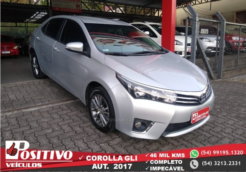 corolla 1.8 gli 16v flex 4p automatico 2017 caxias do sul