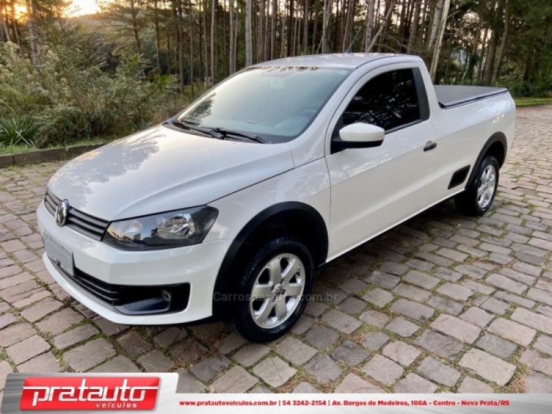 saveiro 1.6 mi cs 8v flex 2p manual g.vi 2015 nova prata