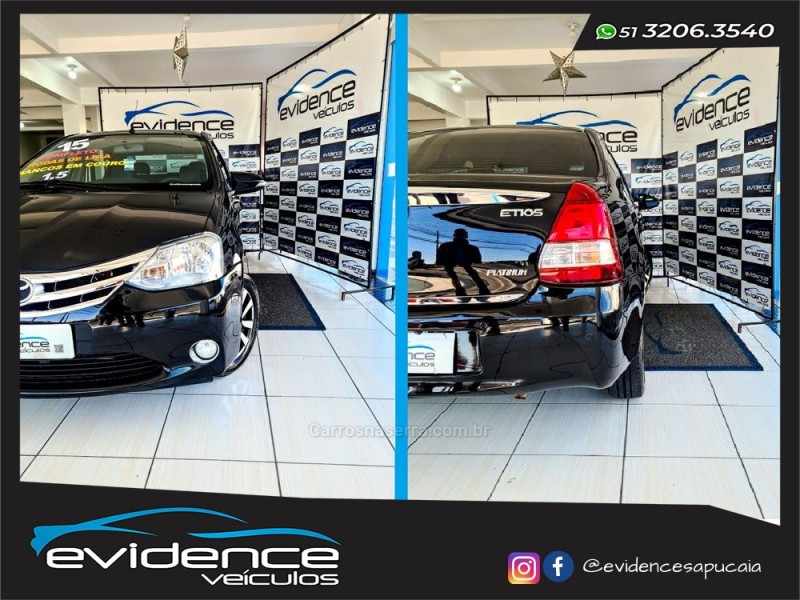 ETIOS 1.5 PLATINUM SEDAN 16V FLEX 4P MANUAL - 2015 - SAPUCAIA DO SUL