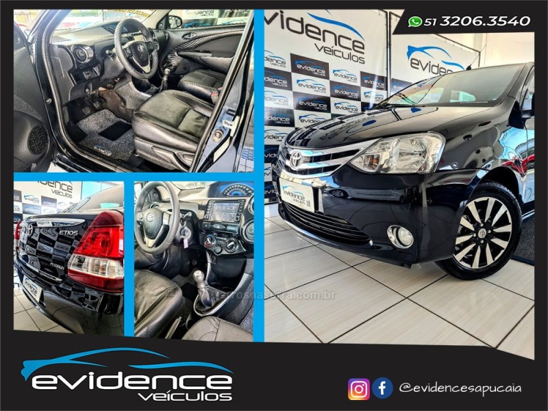 ETIOS 1.5 PLATINUM SEDAN 16V FLEX 4P MANUAL - 2015 - SAPUCAIA DO SUL