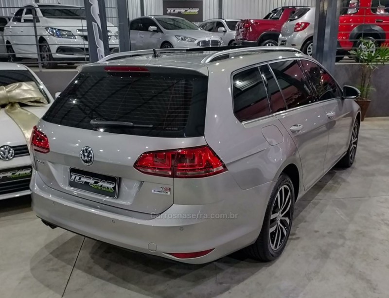GOLF 1.4 TSI VARIANT HIGHLINE 16V GASOLINA 4P AUTOMÁTICO - 2016 - CAMPO BOM