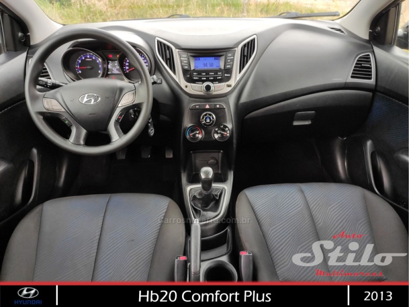 HB20 1.6 COMFORT PLUS 16V FLEX 4P MANUAL - 2013 - BENTO GONçALVES