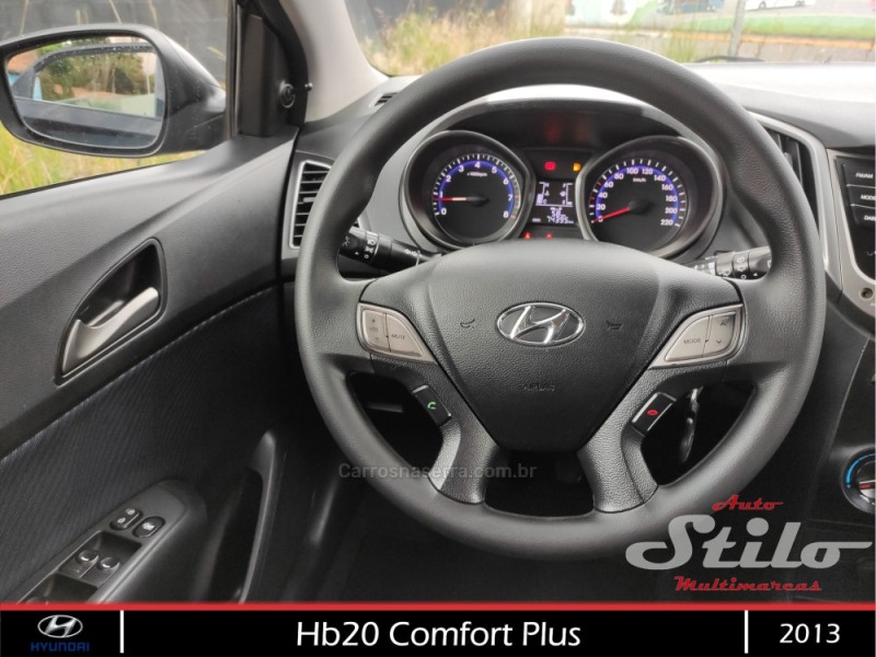 HB20 1.6 COMFORT PLUS 16V FLEX 4P MANUAL - 2013 - BENTO GONçALVES