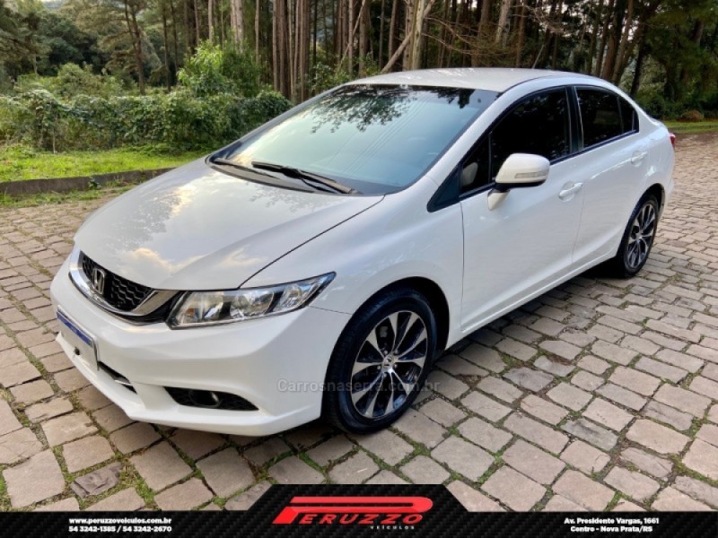 civic 2.0 lxr 16v flex 4p automatico 2016 nova prata