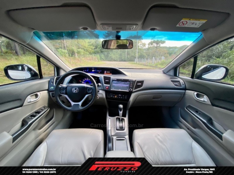 CIVIC 2.0 LXR 16V FLEX 4P AUTOMÁTICO - 2016 - NOVA PRATA