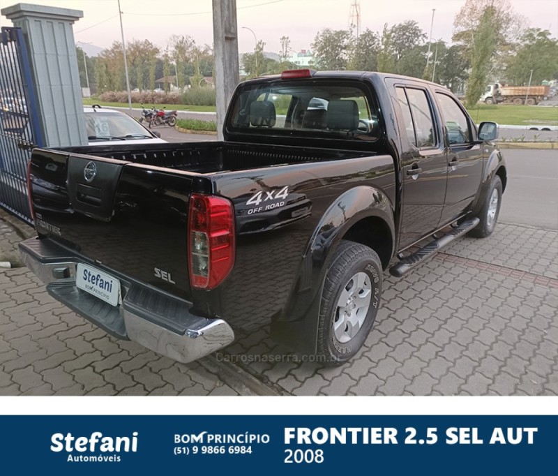 FRONTIER 2.5 SEL 4X4 CD TURBO ELETRONIC DIESEL 4P AUTOMÁTICO - 2008 - BOM PRINCíPIO