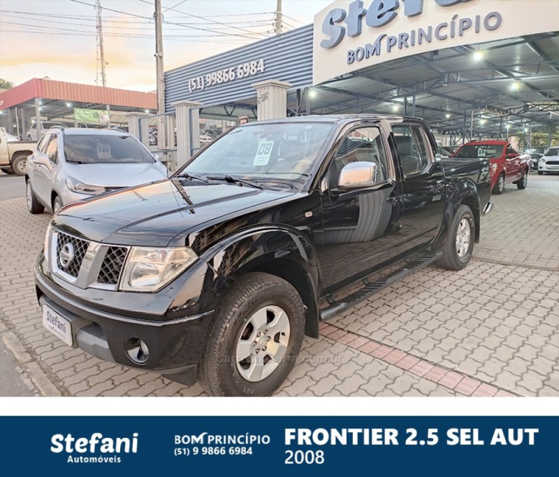 frontier 2.5 sel 4x4 cd turbo eletronic diesel 4p automatico 2008 bom principio